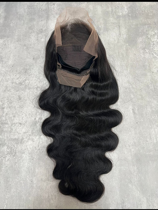30’Inch Full 13x4Lace Frontal Wig Skin Melt HD Lace Wig Body Wave Pre Plucked & Bleached Glueless Wig