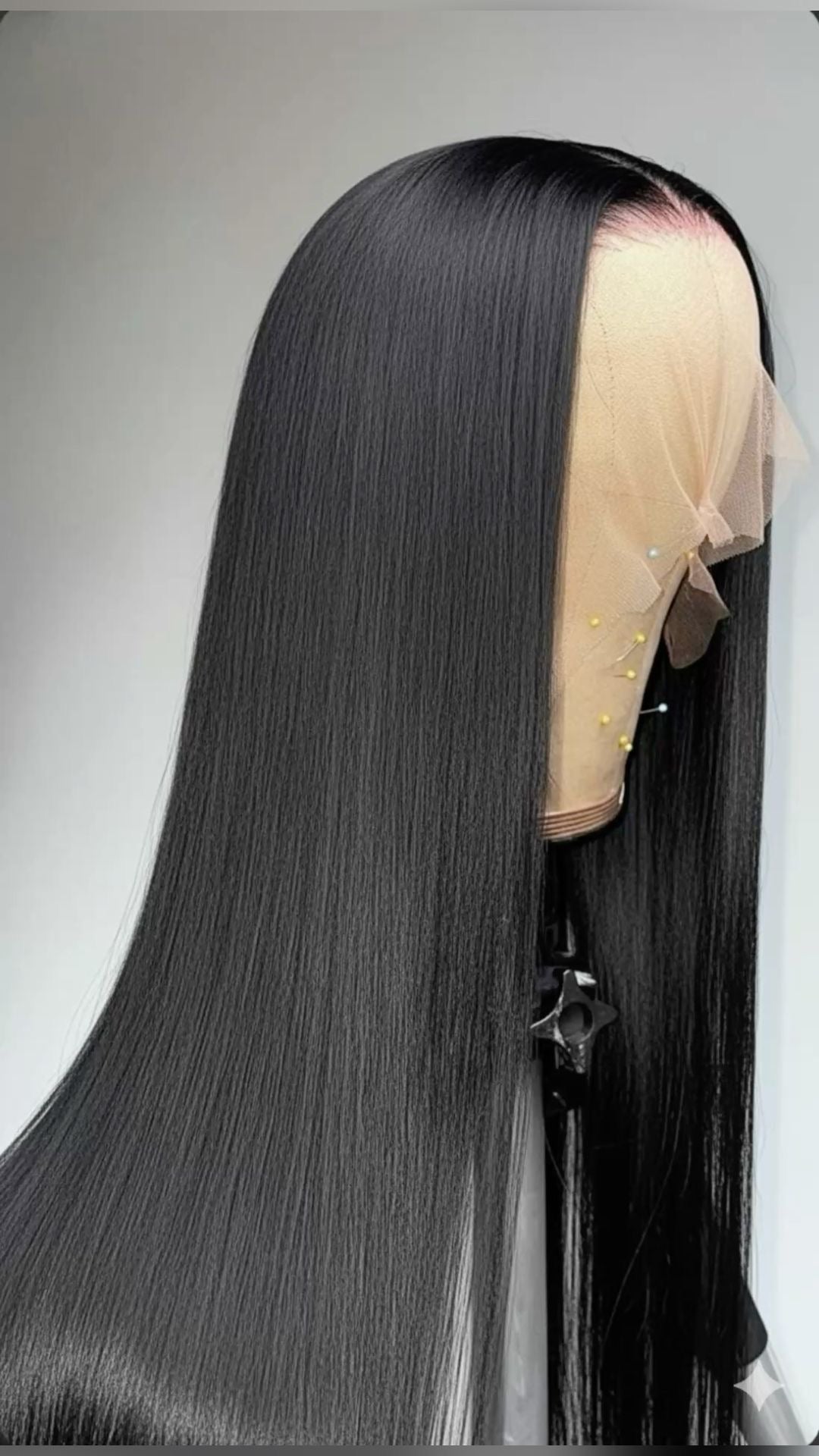 30 Inch 13x4 HD Lace Front Wig 210% Density Virgin Straight Human Hair Pre Plucked