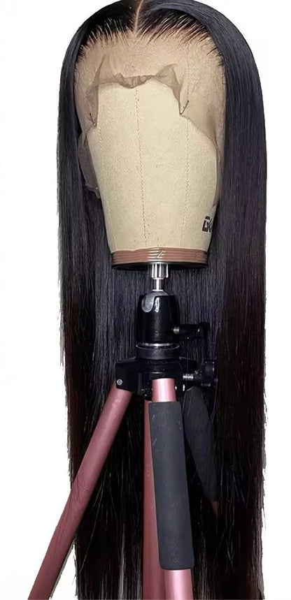 30 Inch 13x4 HD Lace Front Wig 210% Density Virgin Straight Human Hair Pre Plucked