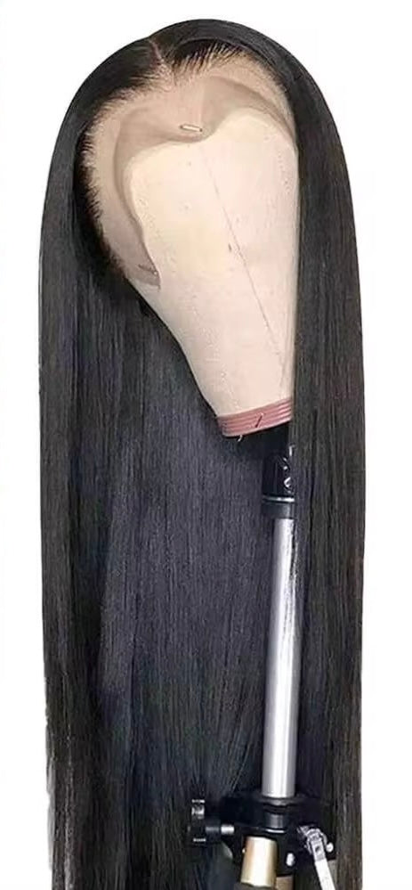 30 Inch 13x4 HD Lace Front Wig 210% Density Virgin Straight Human Hair Pre Plucked
