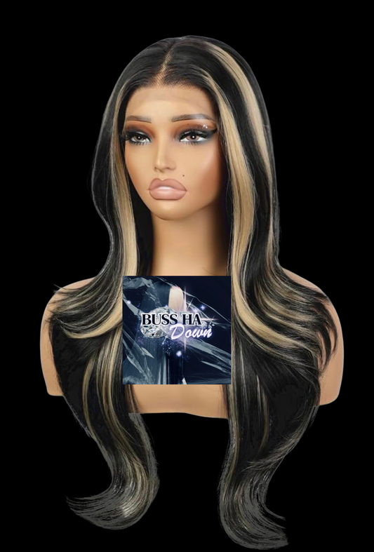 13 x 4 Skunk Stripe HD Lace Frontal Wig